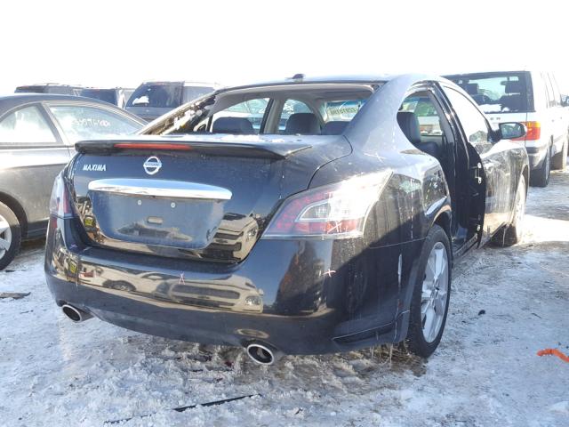 1N4AA5AP5CC867817 - 2012 NISSAN MAXIMA S BLACK photo 4