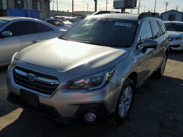 4S4BSACC4J3200986 - 2018 SUBARU OUTBACK 2. GRAY photo 2