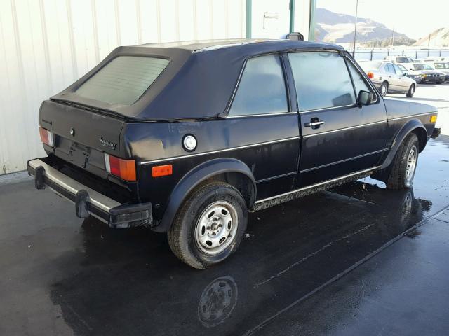 WVWCA0151EK003098 - 1984 VOLKSWAGEN RABBIT DEL BLACK photo 4