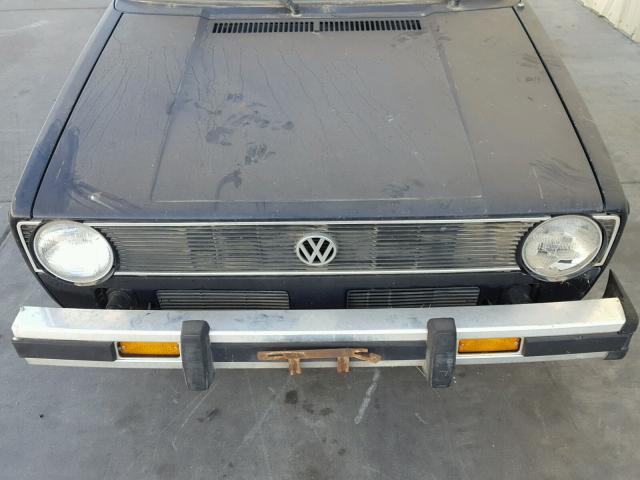 WVWCA0151EK003098 - 1984 VOLKSWAGEN RABBIT DEL BLACK photo 7