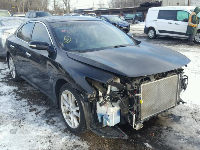 1N4AA5AP2AC821200 - 2010 NISSAN MAXIMA S BLACK photo 1