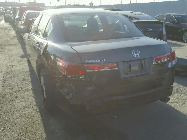 1HGCP2F3XCA194980 - 2012 HONDA ACCORD LX GRAY photo 3