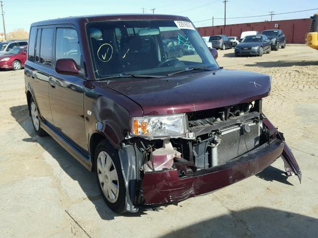 JTLKT324X40155635 - 2004 TOYOTA SCION XB BURGUNDY photo 1