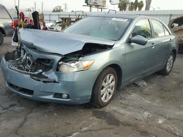 4T1BK46K07U550073 - 2007 TOYOTA CAMRY NEW GREEN photo 2