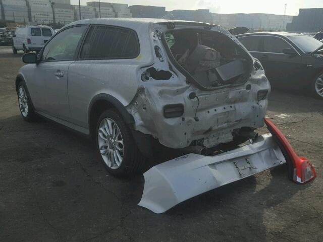 YV1MK672782067307 - 2008 VOLVO C30 T5 SILVER photo 3