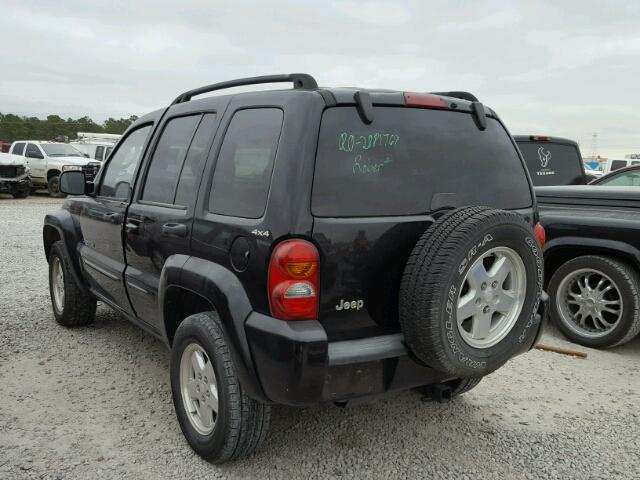 1J4GL58K52W200312 - 2002 JEEP LIBERTY LI BLACK photo 3