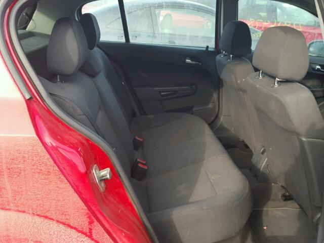 W08AR671585114661 - 2008 SATURN ASTRA XE RED photo 6