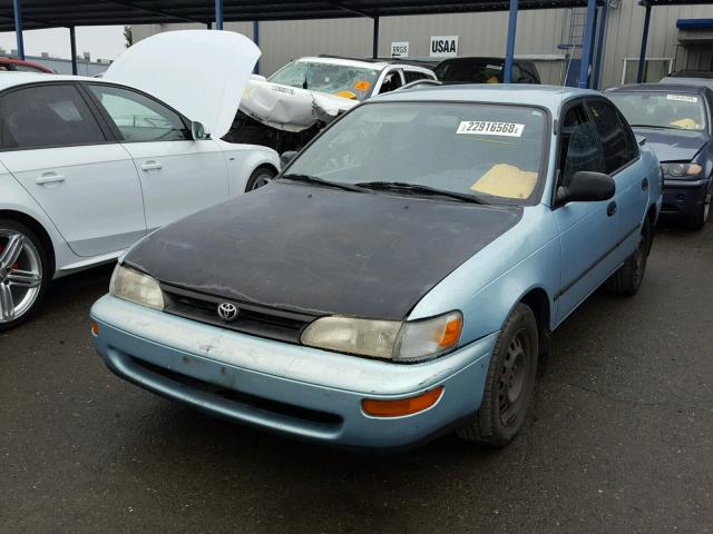 1NXAE09B8RZ135464 - 1994 TOYOTA COROLLA LE BLUE photo 2