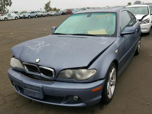 WBABD33494PL05035 - 2004 BMW 325 CI BLUE photo 2