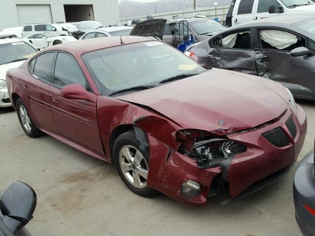 2G2WS522551171522 - 2005 PONTIAC GRAND PRIX RED photo 1