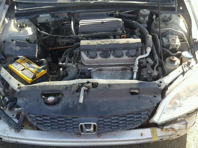 1HGEM22925L015740 - 2005 HONDA CIVIC EX 银色 照片 7