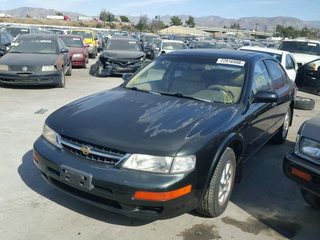 JN1CA21D2WT605493 - 1998 NISSAN MAXIMA GLE GREEN photo 2