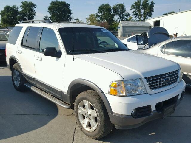 1FMDU73K03UB31658 - 2003 FORD EXPLORER X WHITE photo 1