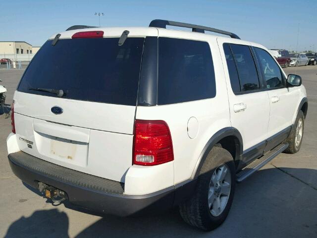 1FMDU73K03UB31658 - 2003 FORD EXPLORER X WHITE photo 4