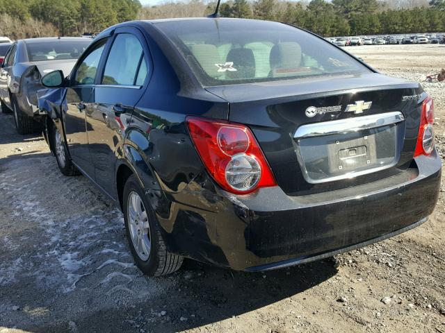 1G1JC5SH7D4247194 - 2013 CHEVROLET SONIC LT BLACK photo 3