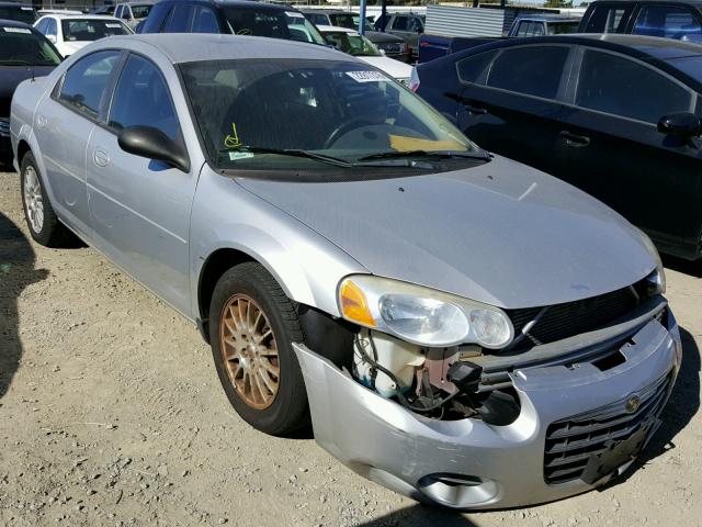 1C3EL46J74N416693 - 2004 CHRYSLER SEBRING LX SILVER photo 1