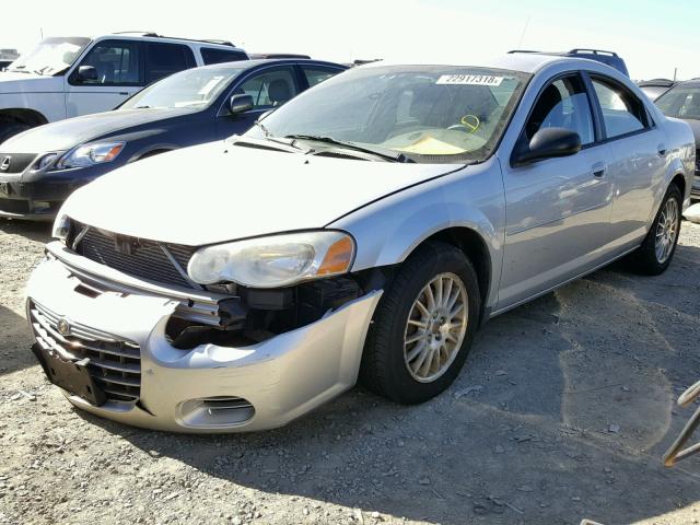 1C3EL46J74N416693 - 2004 CHRYSLER SEBRING LX SILVER photo 2