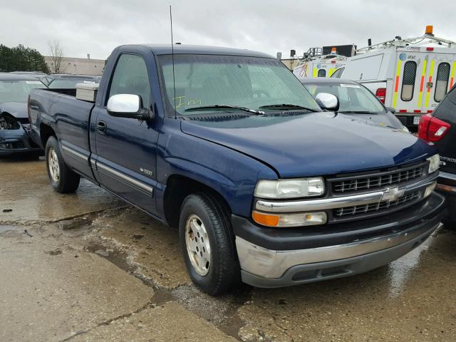 1GCEC14V9XE154521 - 1999 CHEVROLET SILVERADO BLUE photo 1