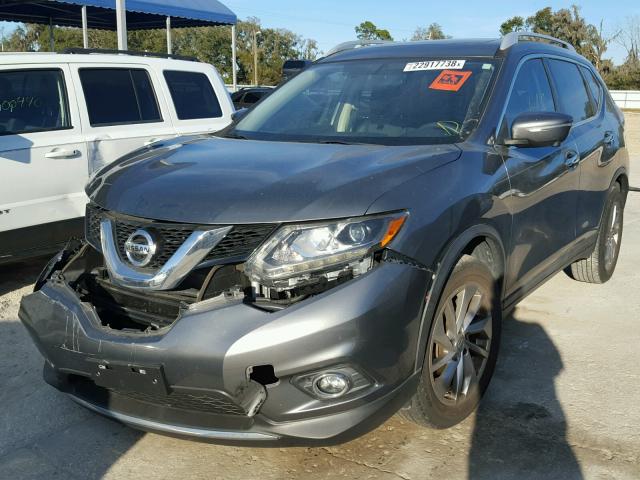 5N1AT2MT7FC788192 - 2015 NISSAN ROGUE S CHARCOAL photo 2