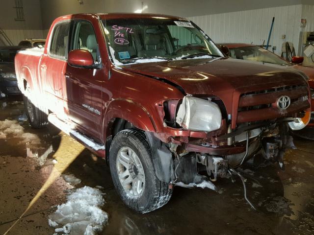 5TBDT48115S501120 - 2005 TOYOTA TUNDRA DOU RED photo 1