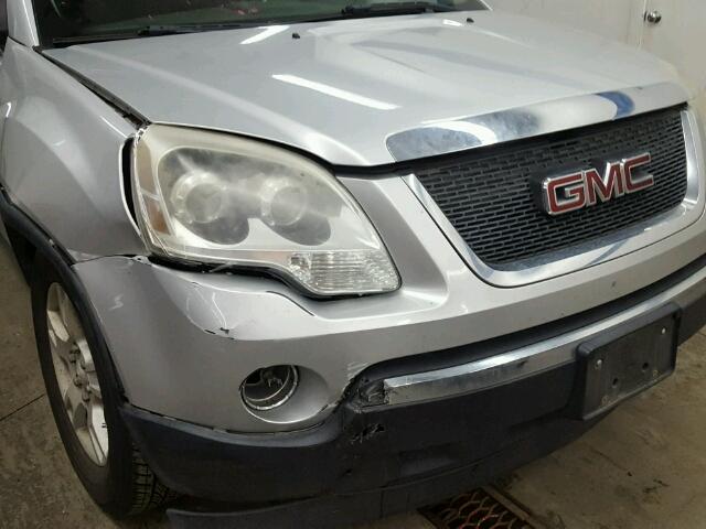 1GKEV23D79J102523 - 2009 GMC ACADIA SLT ვერცხლისფერი ფოტო 9