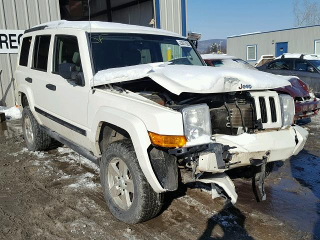 1J8HG48K46C180840 - 2006 JEEP COMMANDER WHITE photo 1