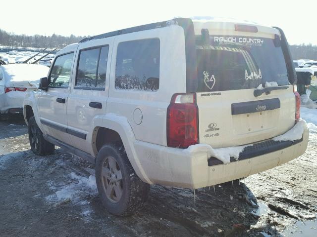 1J8HG48K46C180840 - 2006 JEEP COMMANDER WHITE photo 3