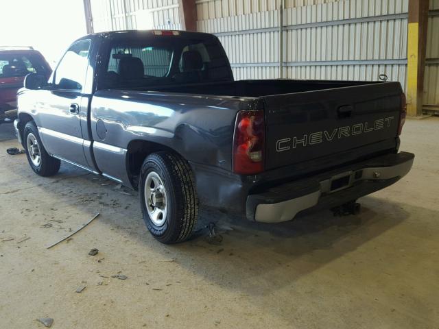 1GCEC14X23Z333200 - 2003 CHEVROLET SILVERADO BLACK photo 3