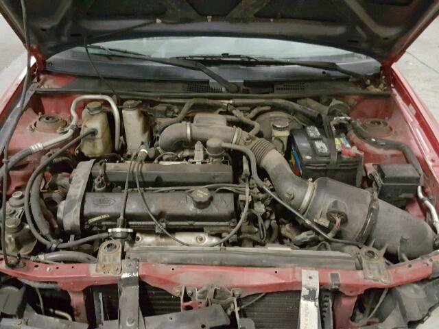 3FAKP1138YR163080 - 2000 FORD ESCORT ZX2 RED photo 7