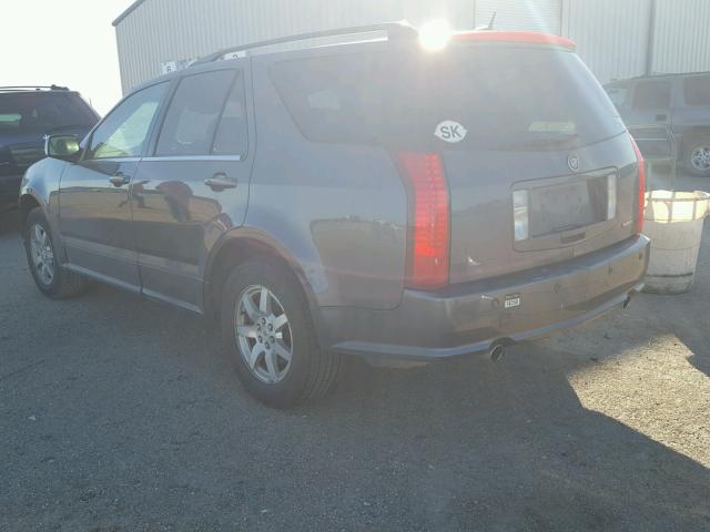 1GYEE637080125766 - 2008 CADILLAC SRX GRAY photo 3