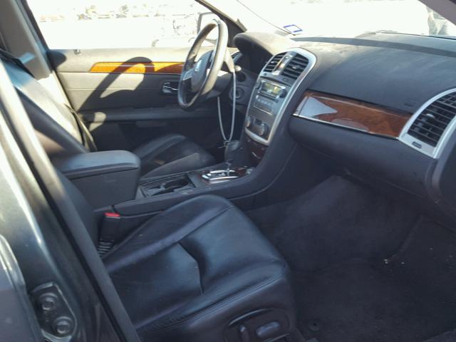 1GYEE637080125766 - 2008 CADILLAC SRX GRAY photo 5