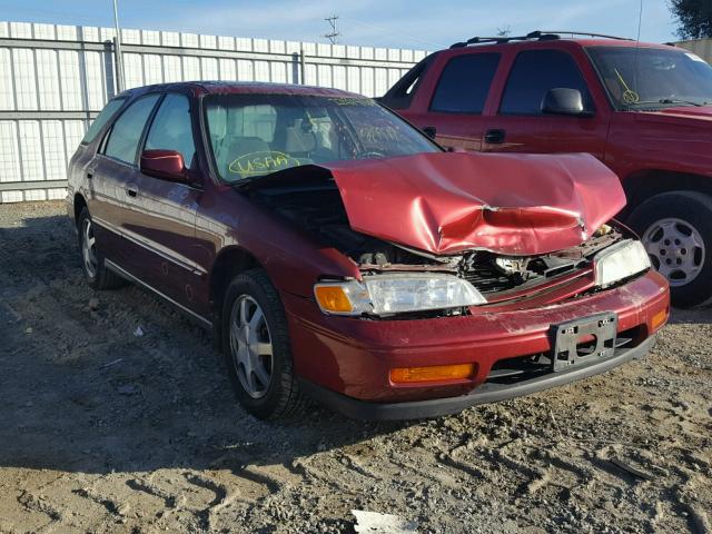 1HGCE1894RA012149 - 1994 HONDA ACCORD EX MAROON photo 1