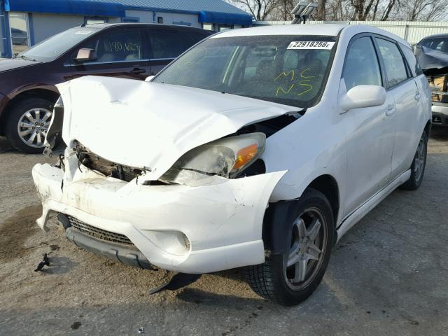 2T1KR32E87C635749 - 2007 TOYOTA COROLLA MA WHITE photo 2