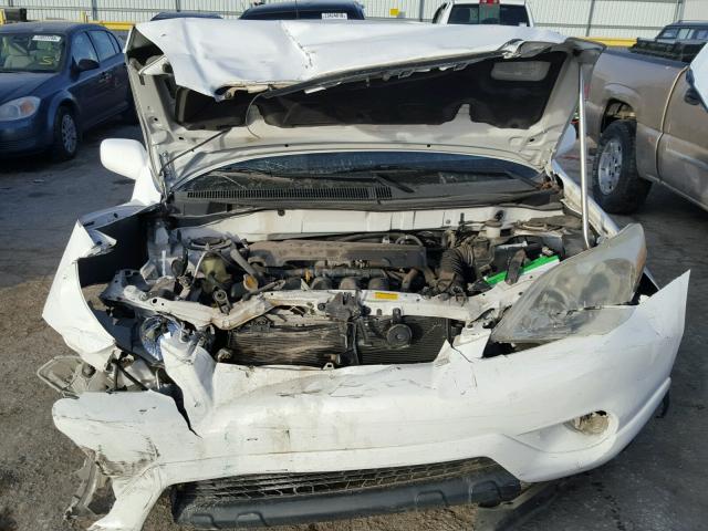 2T1KR32E87C635749 - 2007 TOYOTA COROLLA MA WHITE photo 9