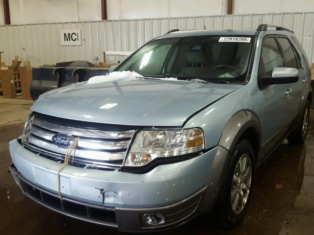 1FMDK02W39GA05657 - 2009 FORD TAURUS X S BLUE photo 2