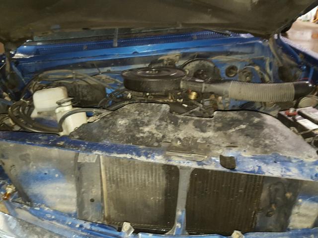 3B4GM07Y4PM119978 - 1993 DODGE RAMCHARGER BLUE photo 7