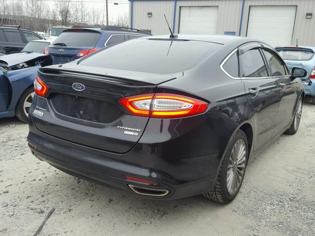 3FA6P0D98ER288006 - 2014 FORD FUSION TIT BLACK photo 4