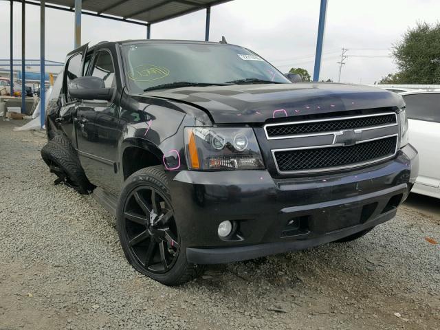 1GNEC23329R264383 - 2009 CHEVROLET TAHOE C150 BLACK photo 1