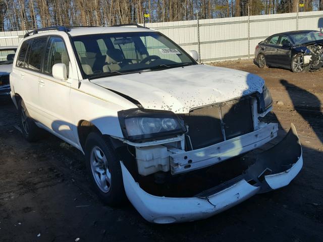 JTEGF21A910005694 - 2001 TOYOTA HIGHLANDER WHITE photo 1