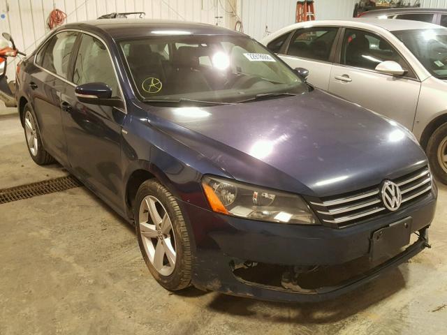 1VWAT7A34EC046494 - 2014 VOLKSWAGEN PASSAT S BLUE photo 1