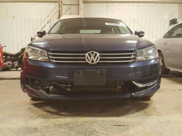 1VWAT7A34EC046494 - 2014 VOLKSWAGEN PASSAT S Կապույտ լուսանկար 9