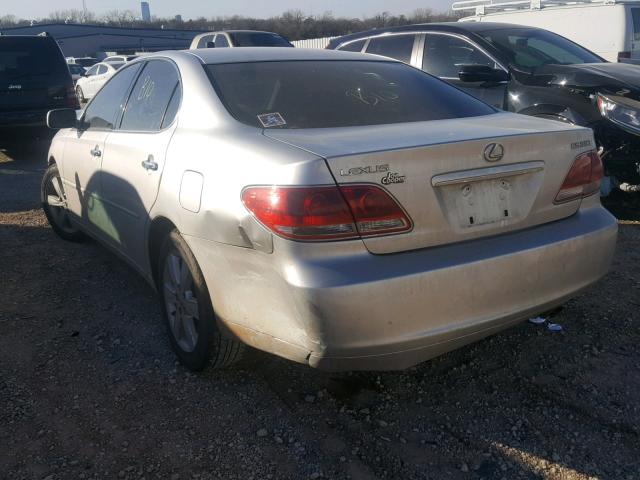 JTHBA30G565171129 - 2006 LEXUS ES 330 SILVER photo 3