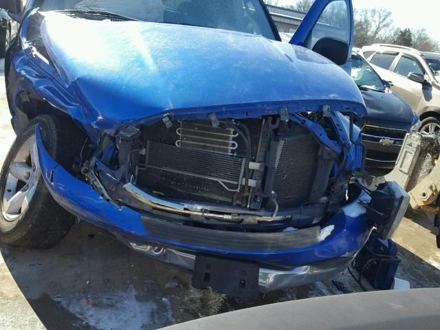 1D7HU18N07J561046 - 2007 DODGE RAM 1500 S BLUE photo 7