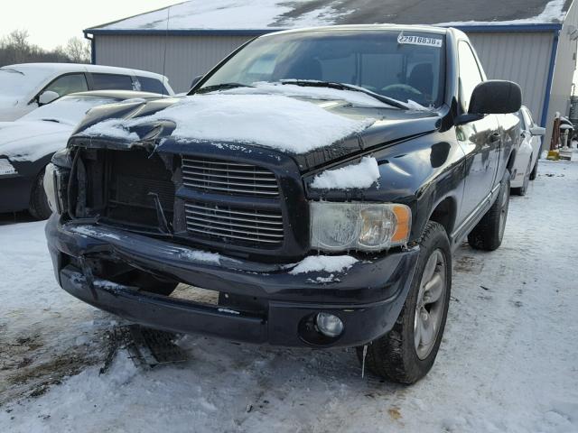 1D7HA16D35J502041 - 2005 DODGE RAM 1500 S BLACK photo 2