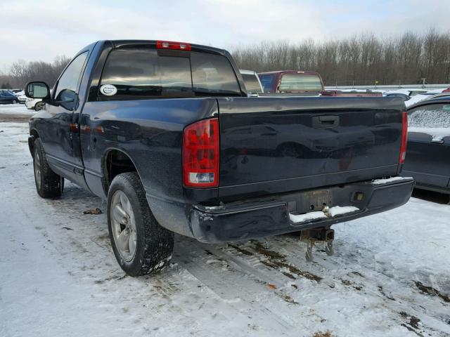 1D7HA16D35J502041 - 2005 DODGE RAM 1500 S BLACK photo 3