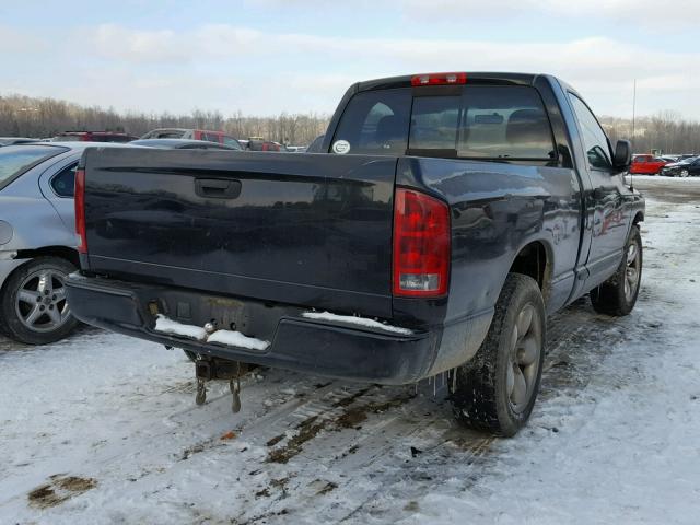 1D7HA16D35J502041 - 2005 DODGE RAM 1500 S BLACK photo 4