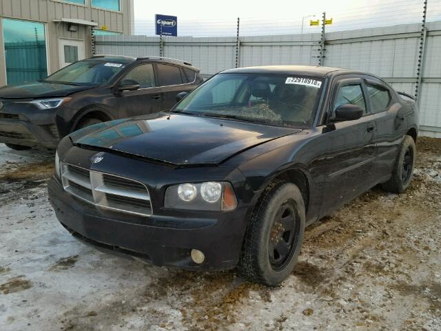 2B3KK33V99H576837 - 2009 DODGE CHARGER SX BLACK photo 2