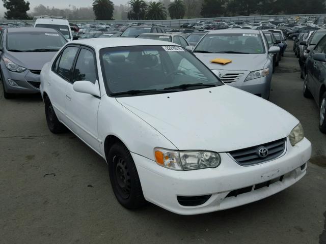 1NXBR12E91Z561705 - 2001 TOYOTA COROLLA CE WHITE photo 1