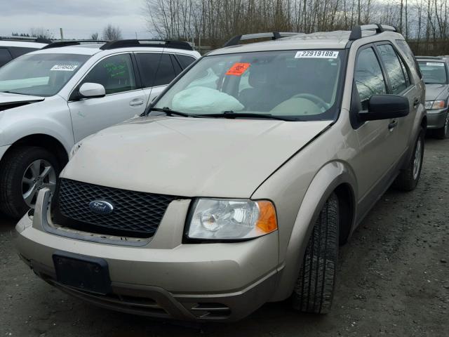 1FMZK01166GA21570 - 2006 FORD FREESTYLE BEIGE photo 2