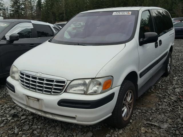 1GNDX03E4WD176918 - 1998 CHEVROLET VENTURE WHITE photo 2